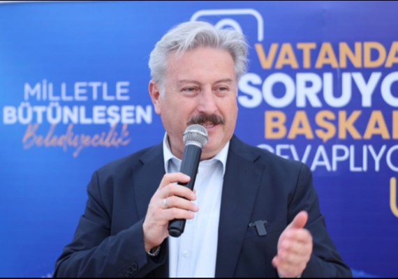 VATANDA� SORDU, BA�KAN PALANCIO�LU HEM CEVAPLADI HEM PROJELER� ANLATTI