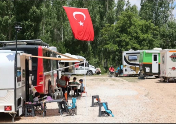 2'nci B�nyan Kamp, Karavan ve Do�a Sporlar� Festivali Kap�lar�n� A�t�