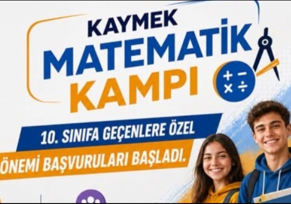KAYMEK MATEMAT�K KAMPI'NDA YAZ D�NEM� BA�VURULARI BA�LADI