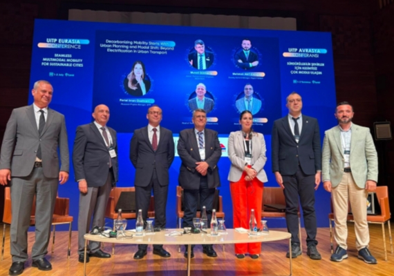 KAYSERݒN�N D���K KARBONLU ULA�IM V�ZYONU UITP KONFERANSI�NDA �LG� G�RD�