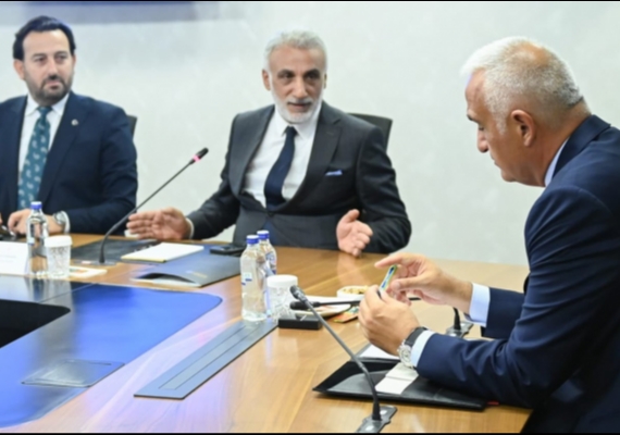 RATEM Heyetinden K�lt�r ve Turizm Bakan� Mehmet Nuri Ersoy�a Ziyaret