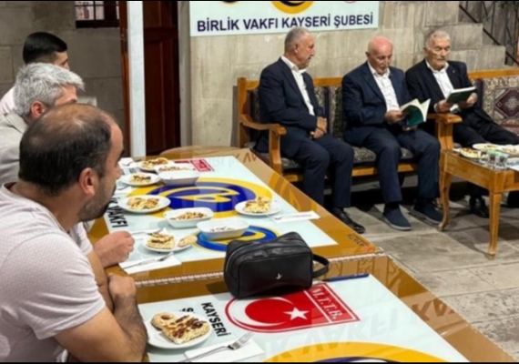 B�RL�K VAKFI GENEL MERKEZ��NDEN KAYSER� �UBES�NE �VG� DOLU Z�YARET