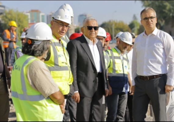 BA�KAN B�Y�KKILIǒTAN, T�NEL �ALI�MALARI BA�LAYAN KARTAL KAV�A�I�NDA �NCELEME