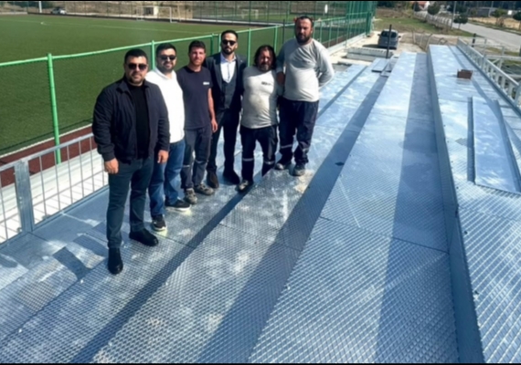 B�nyan Stadyumu�nda trib�n �al��malar� h�zla ilerliyor
