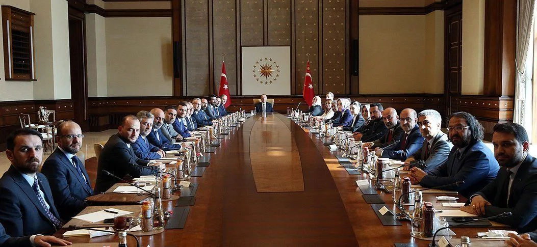Cumhurbaşkanı Recep Tayyip Erdoğan, MÜSİAD heyetini kabul etti.