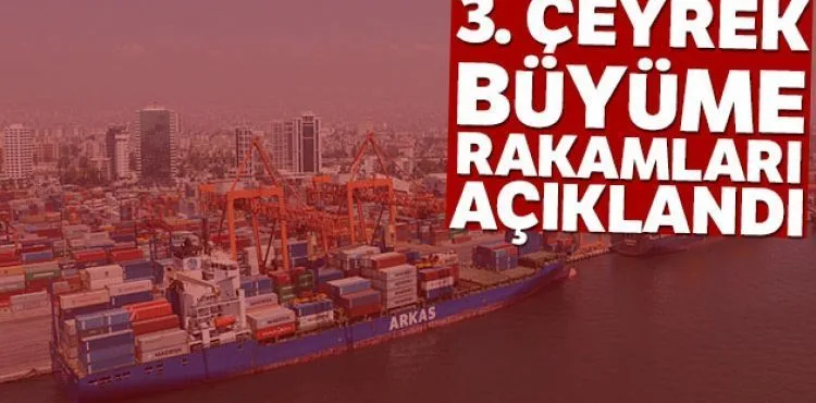 3. çeyrek büyüme rakamları açıklandı