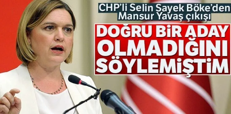 CHP'li Selin Sayek Böke'den Mansur Yavaş çıkışı