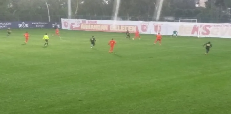 Kayserispor Osmanlıspor maçı yarıda kaldı