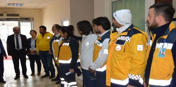 İl Sağlık Müdürü Doç. Dr. Benli Özverili Çalışmalarından Dolayı 112 Ekiplerine Teşekkür Etti
