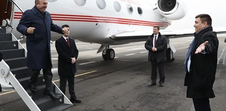 Bakan Çavuşoğlu, Ukrayna'da