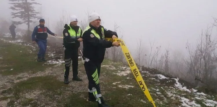 Bolu Dağı kenarında valiz içinde ceset bulundu