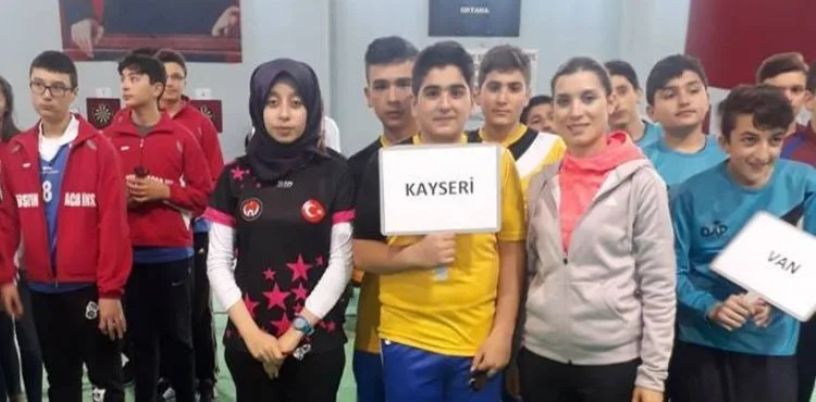Yahya Kemal Beyaltı Ortaokulu Dart’ta Türkiye Birinciliğine yükseldi