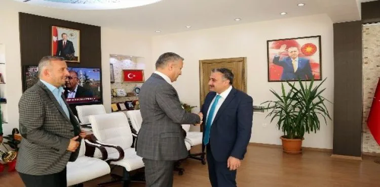 Develi Belediyesi Voleybol Kulübü'nden Başkan Cabbar'a ziyaret