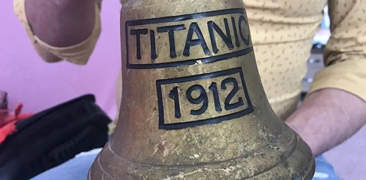107 yıl önce batan Titanik'in çanı Eskişehir'de
