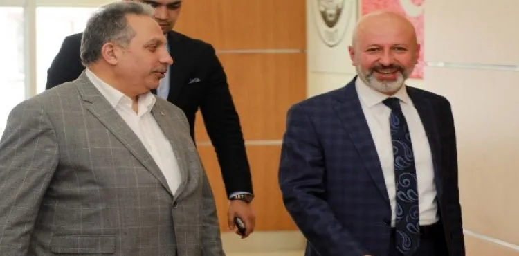 Başkan Çolakbayrakdar'dan Başkan Yalçın'a iadeyi ziyaret