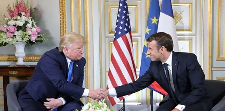 ABD Başkanı Trump: 'Macron ile İran konusunda fikirlerimiz aynı'