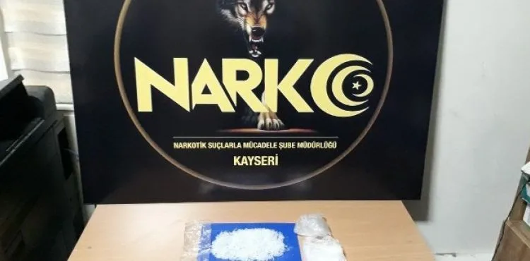 Kayseri'de uyuşturucu operasyonu: 2 gözaltı