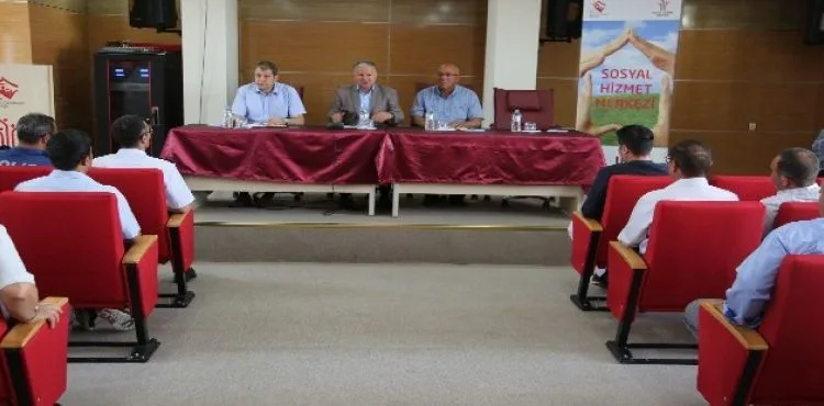 Develi'de Haziran ayı muhtarlar toplantısı yapıldı