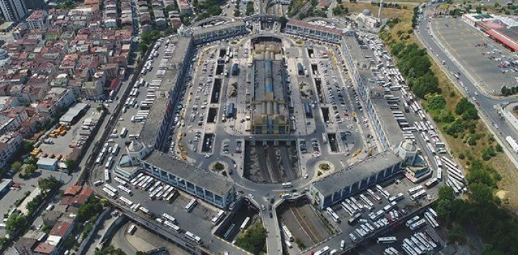 15 Temmuz Esenler Demokrasi Otogarı'nda seçim yoğunluğu havadan görüntülendi
