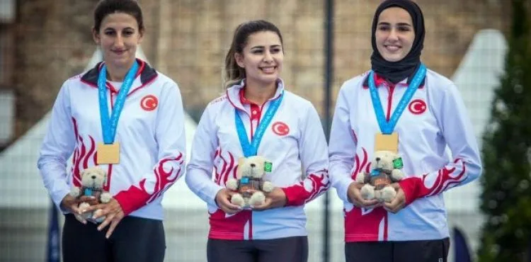 Altın madalya kazanan Kayserili okçu Gizem Elmaağaçlı kentin gururu oldu