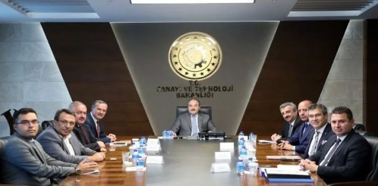 OSBÜK Yönetiminden Bakan Ve Bakan Yardımcılarına Ziyaret