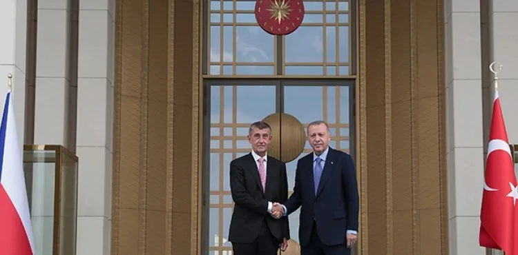 Cumhurbaşkanı Erdoğan, Çekya Başbakanı Babis'i resmi törenle karşıladı