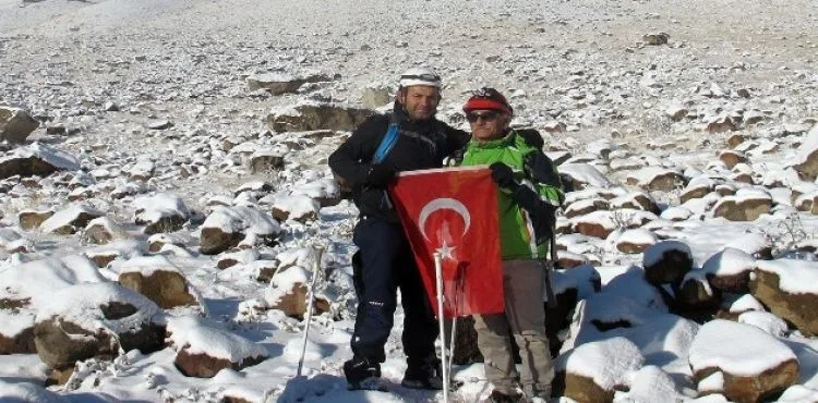 Baba oğul zirveye çıktı