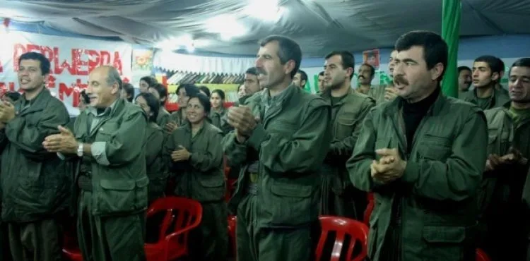 PYD elebaşı 'Mazlum Kobani' kod adlı terörist Ferhad Abdi Şahin PKK kampında