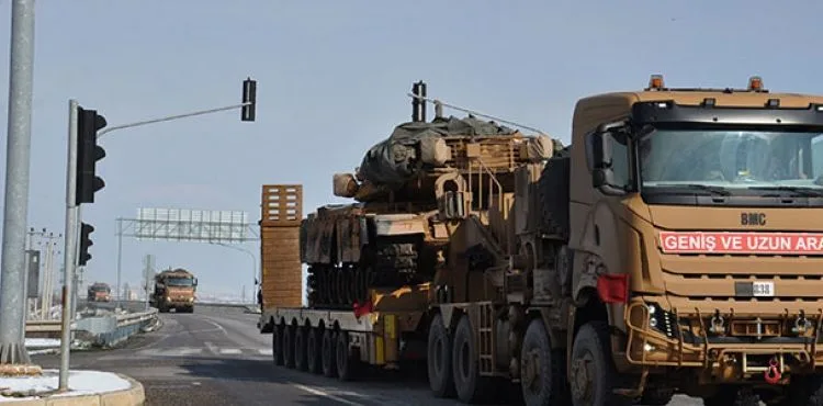 Suriye'ye tank sevkiyatı