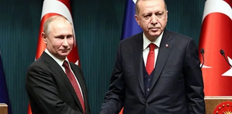 Cumhurbaşkanı Erdoğan, Rusya Devlet Başkanı Putin'le görüştü