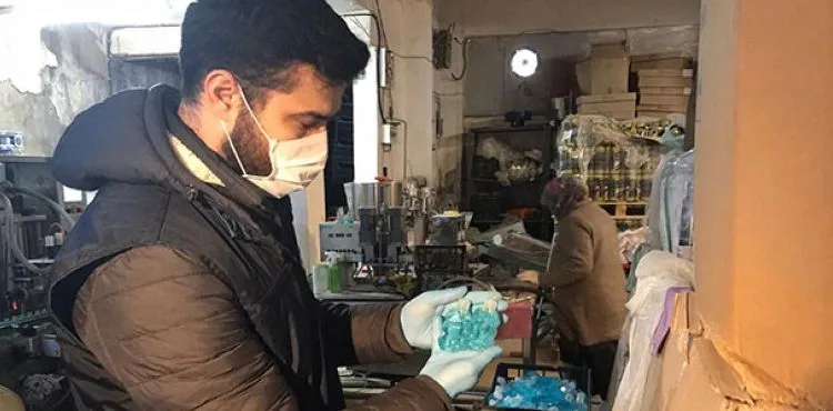 İstanbul'da sahte dezenfektan operasyonu
