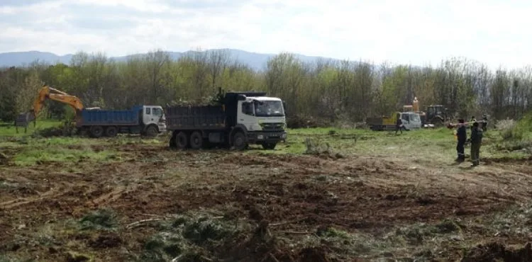 Kocaeli'de sahra hastanesinin yapım çalışmaları başladı