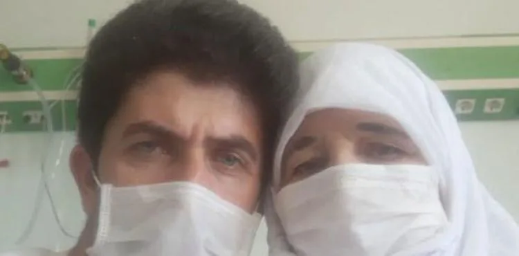 Hastanede tedavi görürken, oğluyla koronavirüse yakalandı