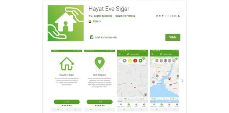 Sağlık Bakanlığı'ndan, 'Hayat eve sığar mobil uygulaması'