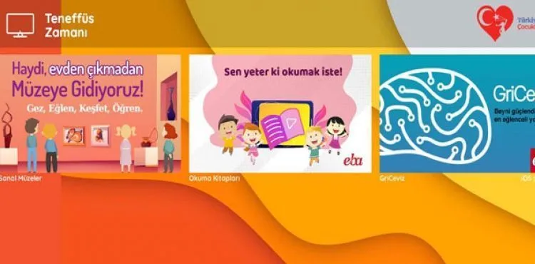EBA'da 'teneffüs zamanı'