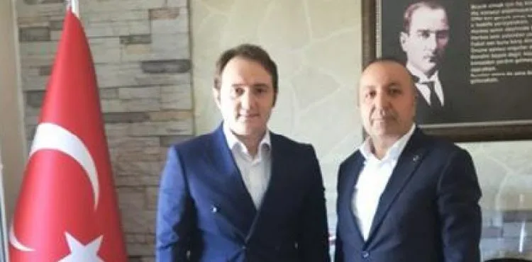 BAŞKAN UZUNLUOĞLU'NDAN KAYMAKAM ALEMDAROĞLU'NA VEDA ZİYARETİ