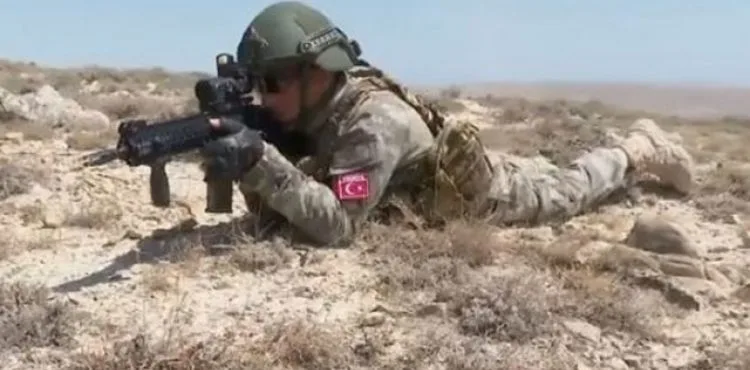 Bakanlık, 'TurAz Kartalı Tatbikatı'ndan görüntü paylaştı