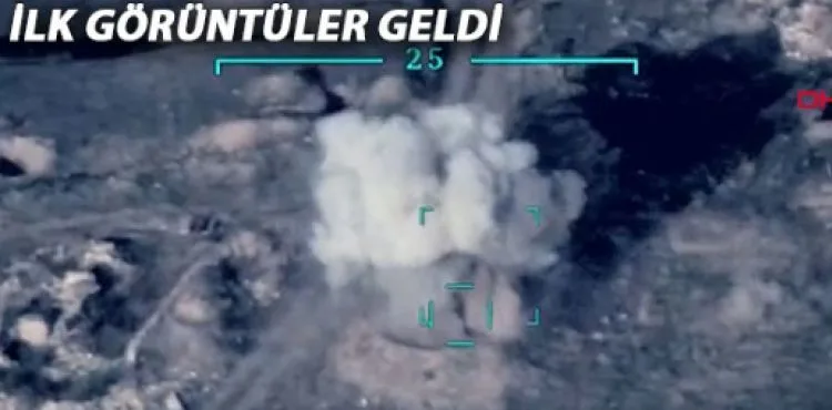 Azerbaycan'dan ilk görüntü: Azerbaycan ordusu Ermeni hedeflerini böyle vurdu
