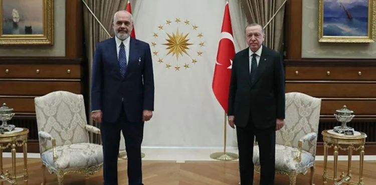 Cumhurbaşkanı Erdoğan, Arnavutluk Başbakanı Rama'yı kabul etti
