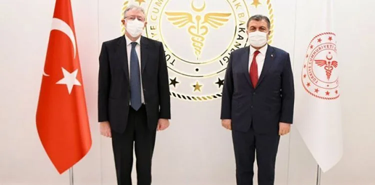 Bakan Koca, Macaristan Dışişleri Bakanı Szijjarto ve Büyükelçi Gaiani ile görüştü