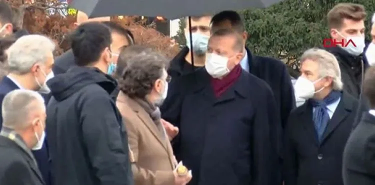 Cumhurbaşkanı Erdoğan'dan AKM ve Taksim Camii'ne ziyaret