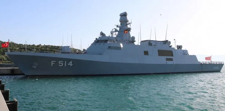 'Mavi Vatan'ın muhafızı TCG Kınalıada Korveti görüntülendi