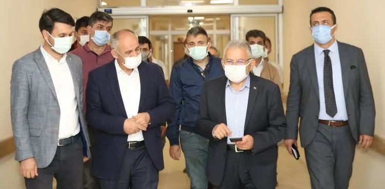 BÜYÜKKILIÇ, YAHYALI DEVLET HASTANESİ’NDE İNCELEMELERDE BULUNDU