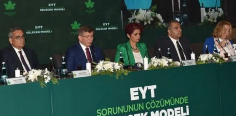 Davutoğlu, "EYT SORUNUNUN ÇÖZÜMÜNDE GELECEK MODELİ"ni açıkladı