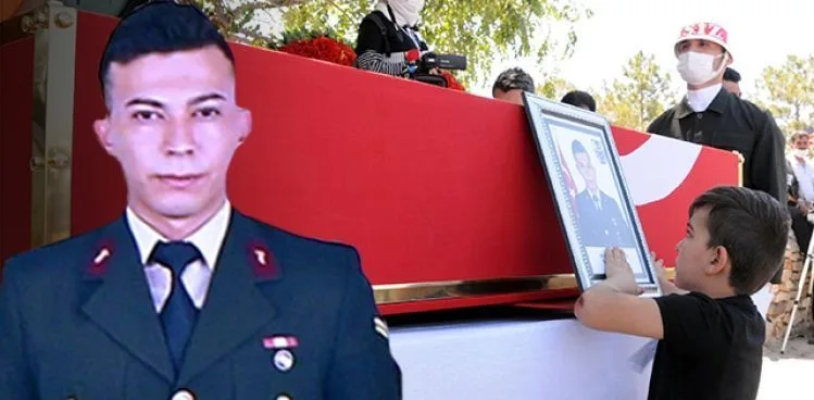 ŞEHİT ASTSUBAY, SON YOLCULUĞUNA UĞURLANDI