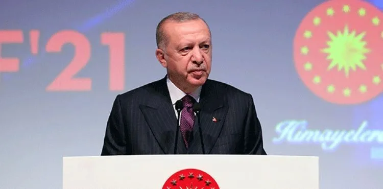 Cumhurbaşkanı Erdoğan IDEF'21'de konuştu