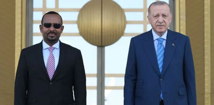 Cumhurbaşkanı Erdoğan, Etiyopya Başbakanı Ahmed'i resmi törenle karşıladı