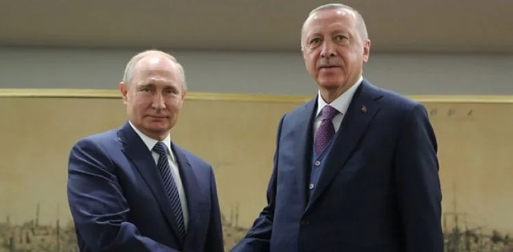 CUMHURBAŞKANI ERDOĞAN, RUSYA DEVLET BAŞKANI PUTİN İLE GÖRÜŞTÜ