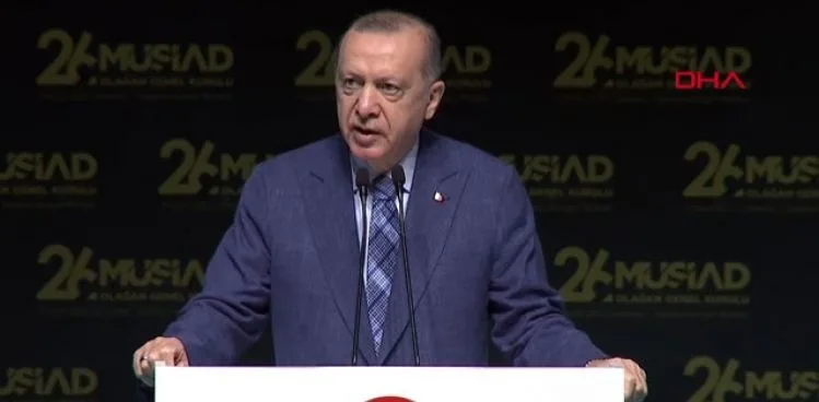 ERDOĞAN: ESKİSİNİN DE ÜZERİNE ÇIKAN BİR SIÇRAMAYI HEP BİRLİKTE TAKİP EDİYORUZ