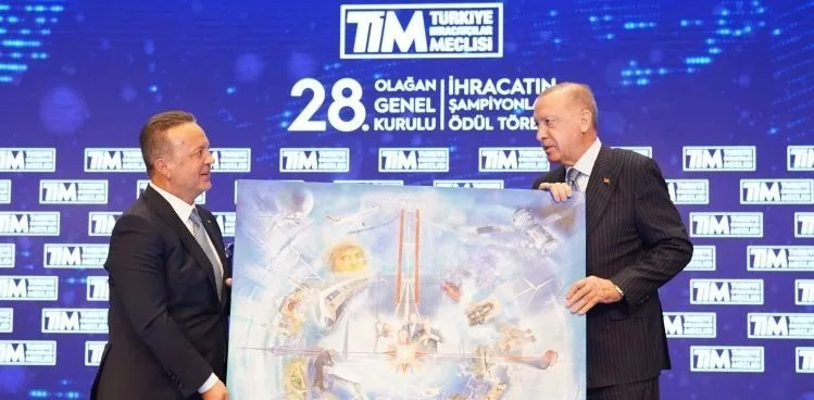 TİM 2020 İHRACAT ŞAMPİYONLARI ÖDÜL TÖRENİ CUMHURBAŞKANI ERDOĞAN’IN KATILIMIYLA YAPILDI